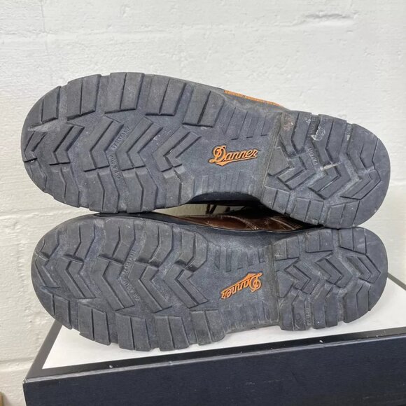 Danner Crafter 6" Brown Leather Work Boots Waterproof Lace Up Men's Size 9 D - Picture 12 of 12